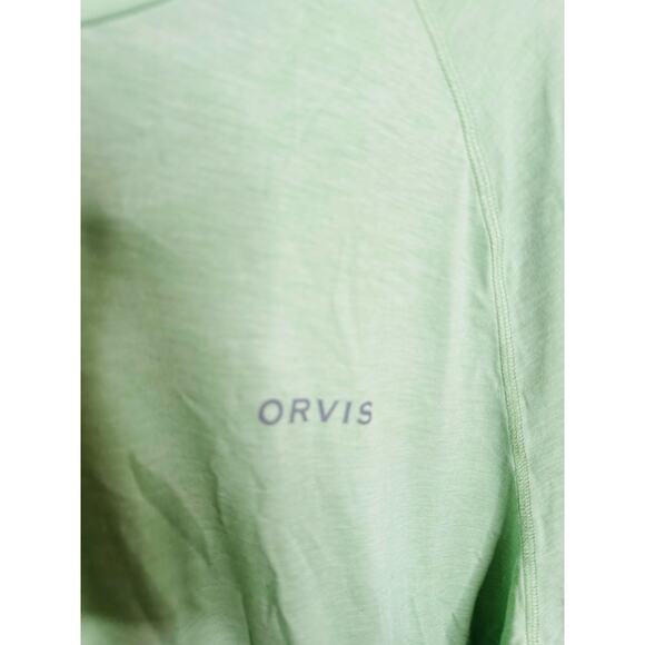 ORVIS Light Green DriCast Longsleeve Crewneck Technical Shirt size XXL - Picture 4 of 8